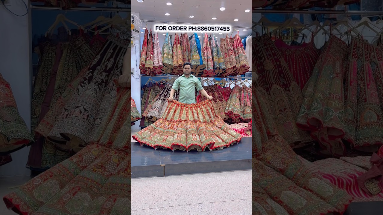 bridal lehenga manufacturer in delhi @naginafashion55 #shortsfeed #trending #shortsviral #designer