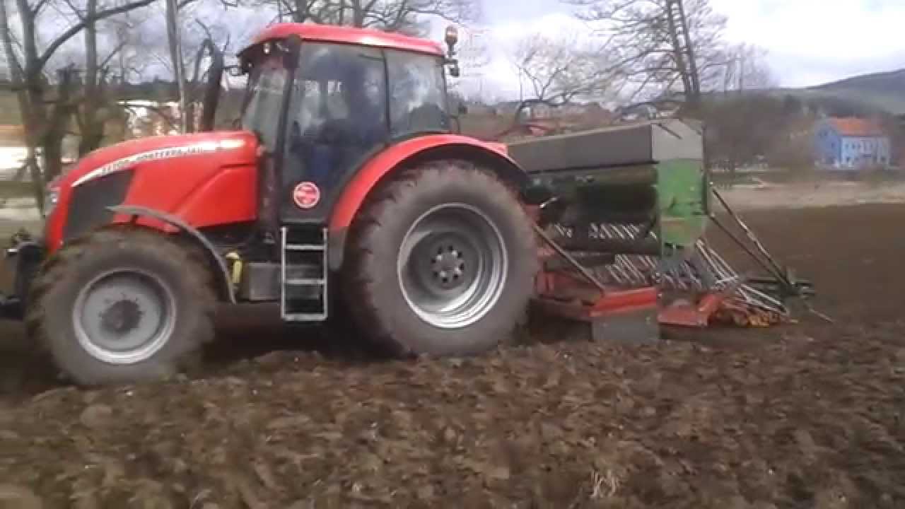 Zetor Forterra 140 - Setí jarního ječmene 2015