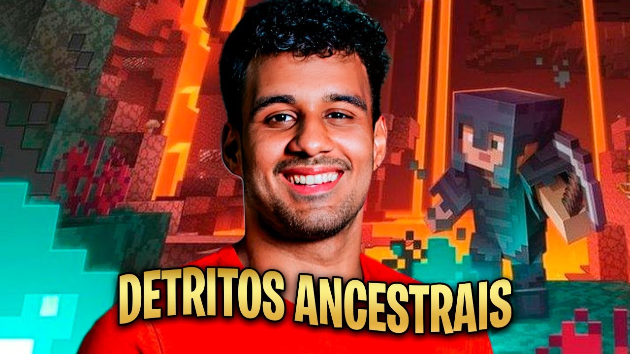 🚨 VOV&Ocirc; ABSOLUT INDO ATR&Aacute;S DE NETHERITE PARA FAZER A MELHOR ARMADURA E ENFRENTAR O ENDER DRAGON