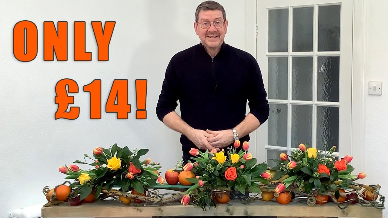 Luxury Spring Table Runner for £14 🌷 Supermarket Flower Hack!