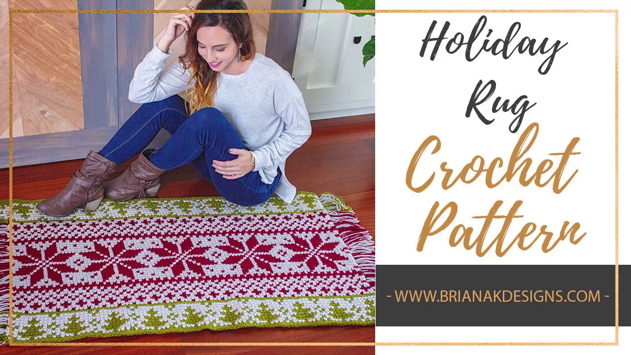 Holiday Fair Isle Rug Helpful Tips Video
