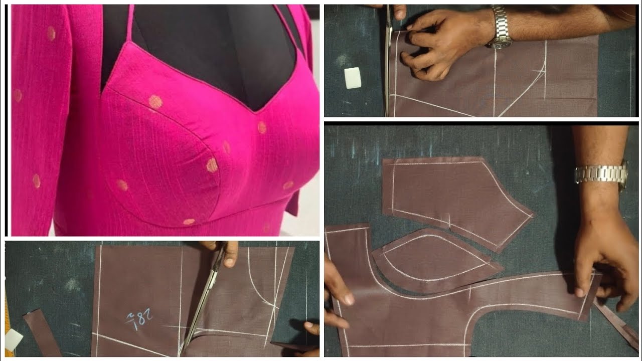 "Sabyasachi Blouse Cutting for Easy Method ✂️👗"