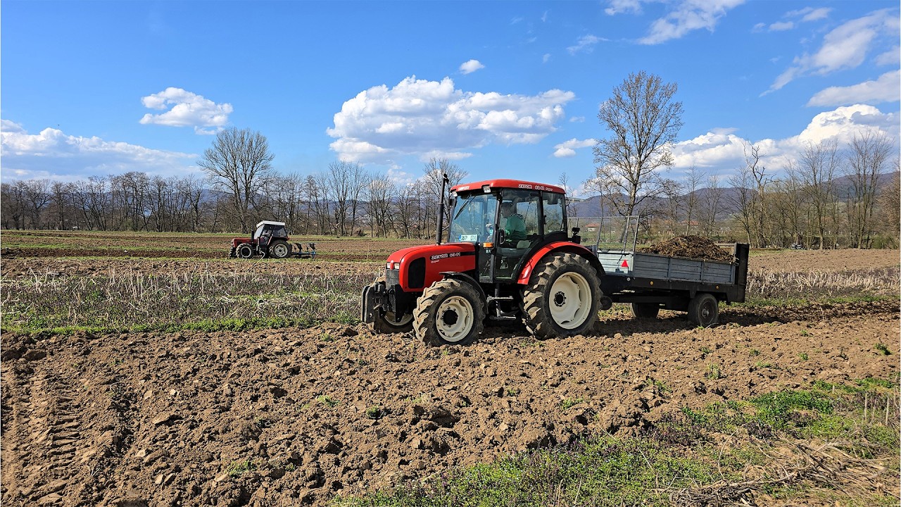 Zetor 6245 & 6341 - Razbacivanje stajnjaka i oranje | Feat. @Agro Ganić