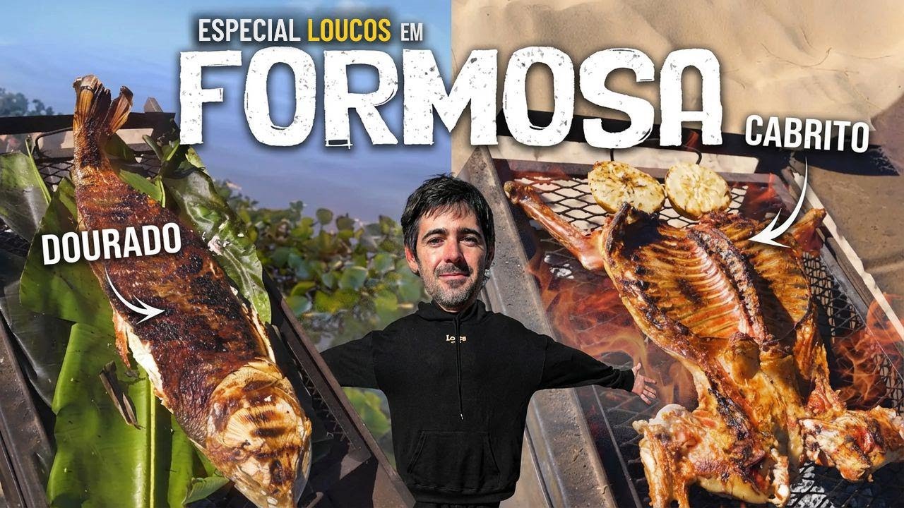Experimentamos os sabores de Formosa: jacaré, búfalo, cabrito e mais! Será que o Laucha engordou?