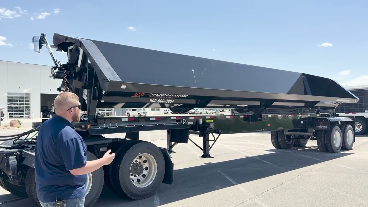 Transwest Trailers 2025 Side Dump Industries Function and Features