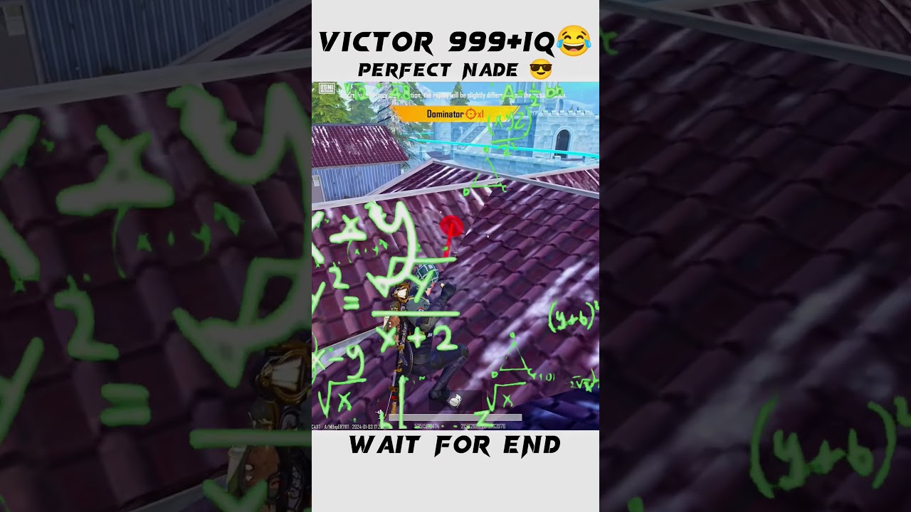 Victor 999+IQ 😂 Perfect Nade 😎