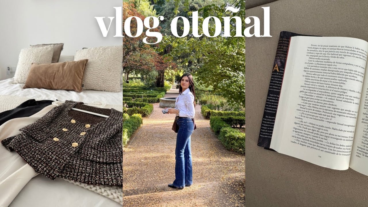 VLOG OTOÑAL 🍂 Cambio de armario, Libros y lecturas otoño, Viaje a Madrid | @maria.llagunes