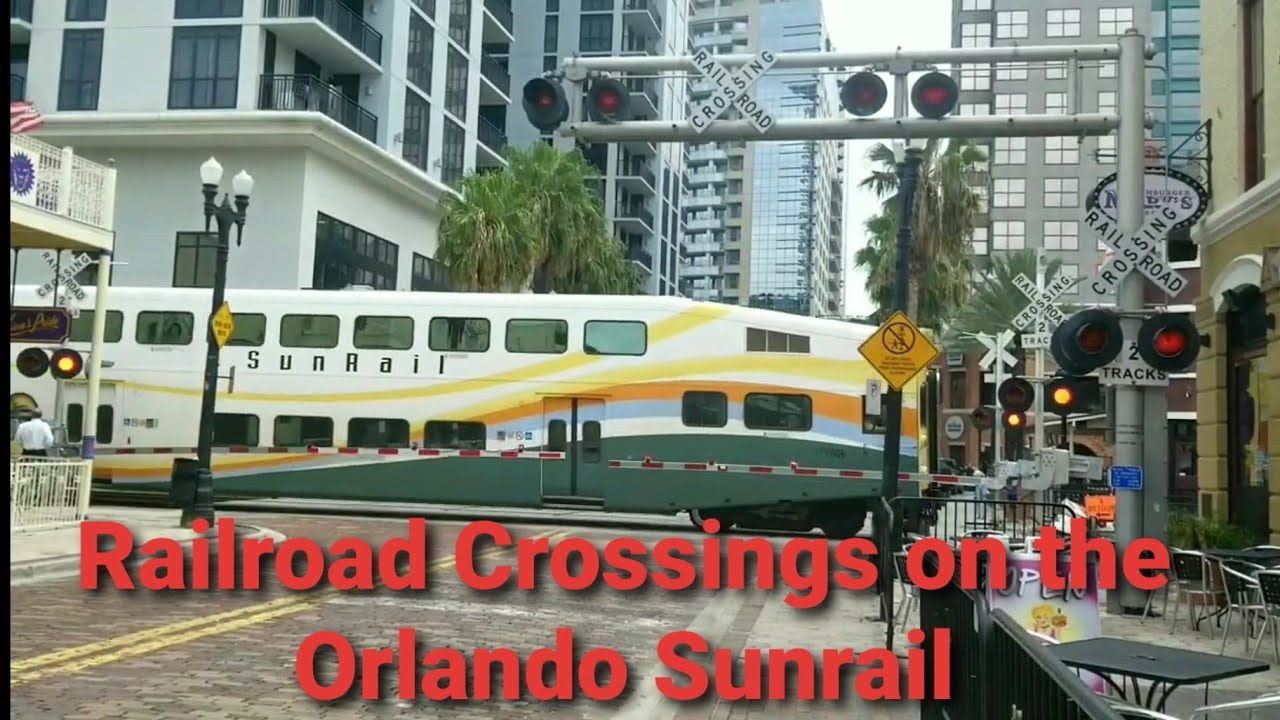 Railroad Crossings on the Orlando Sunrail