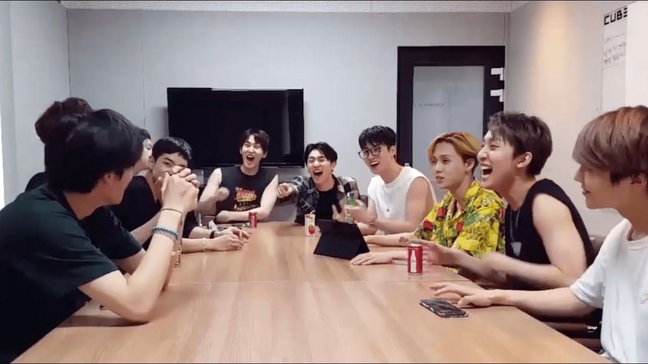 Kino can't stop laughing (feat. Pentagon being loud)