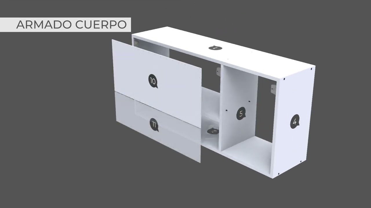 Art. 5304 - Alacena con puerta rebatible