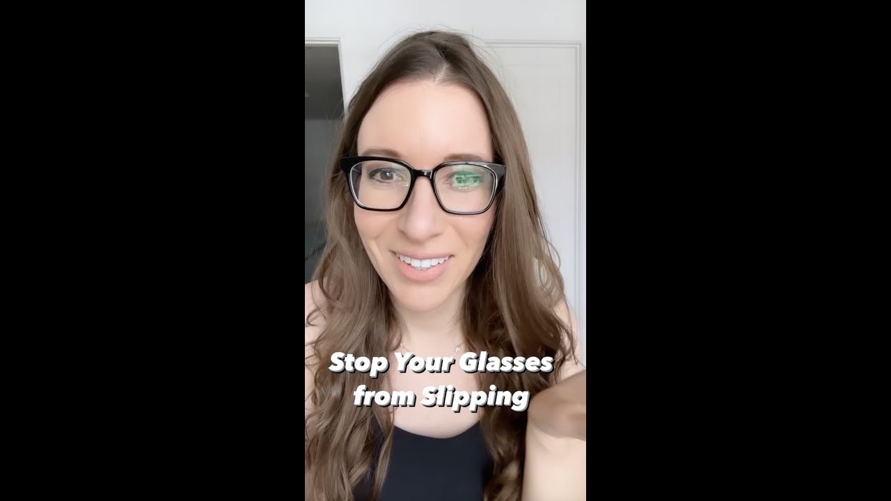 Stop Your Glasses from Slipping #lifehacks