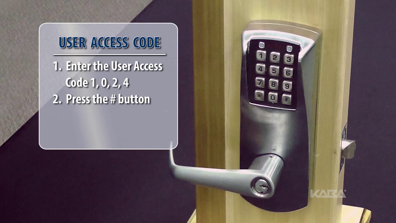 E Plex 2000/3000 /5000 - How to Add or Modify a User's Access Code