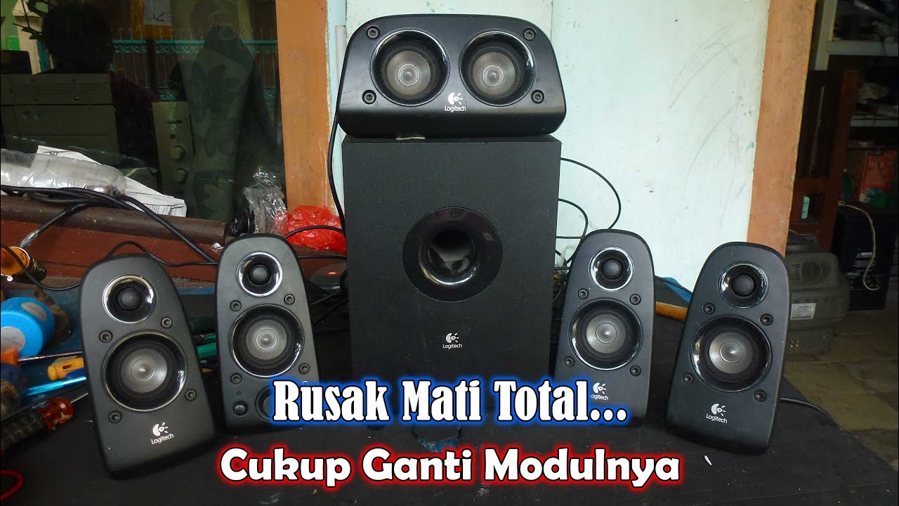 Logitech Surround Sound Speaker Z506 Rusak Mati Total
