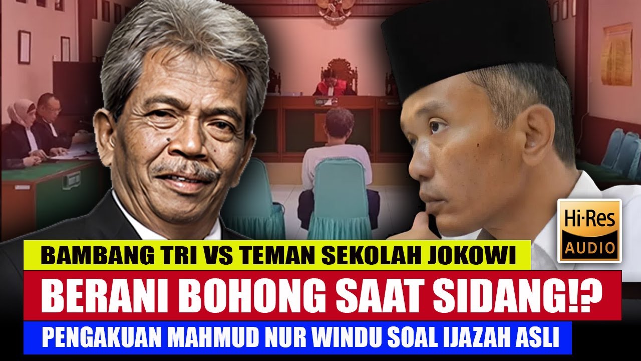 🔴 DEBAT SENGIT BAMBANG TRI VS MAHMUD NUR WINDU! TERDUGA BOHONG SOAL IJAZAH JOKOWI