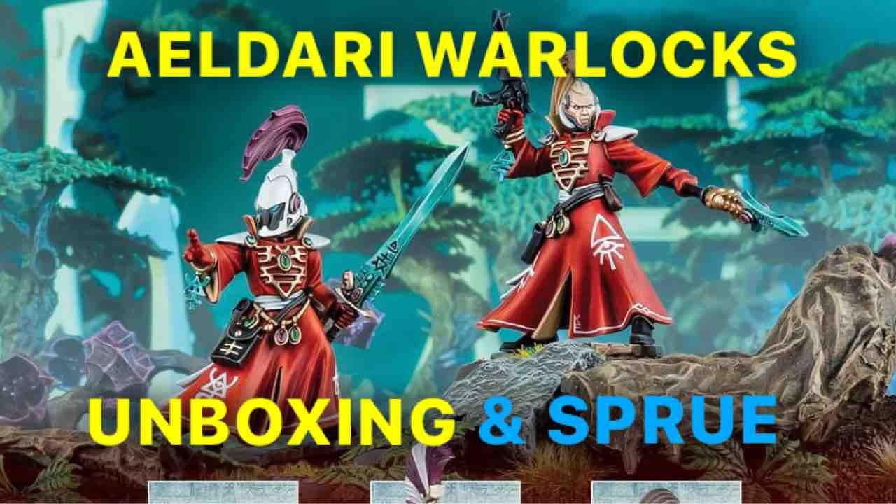 New Aeldari WARLOCKS Unboxing - 40K Eldar