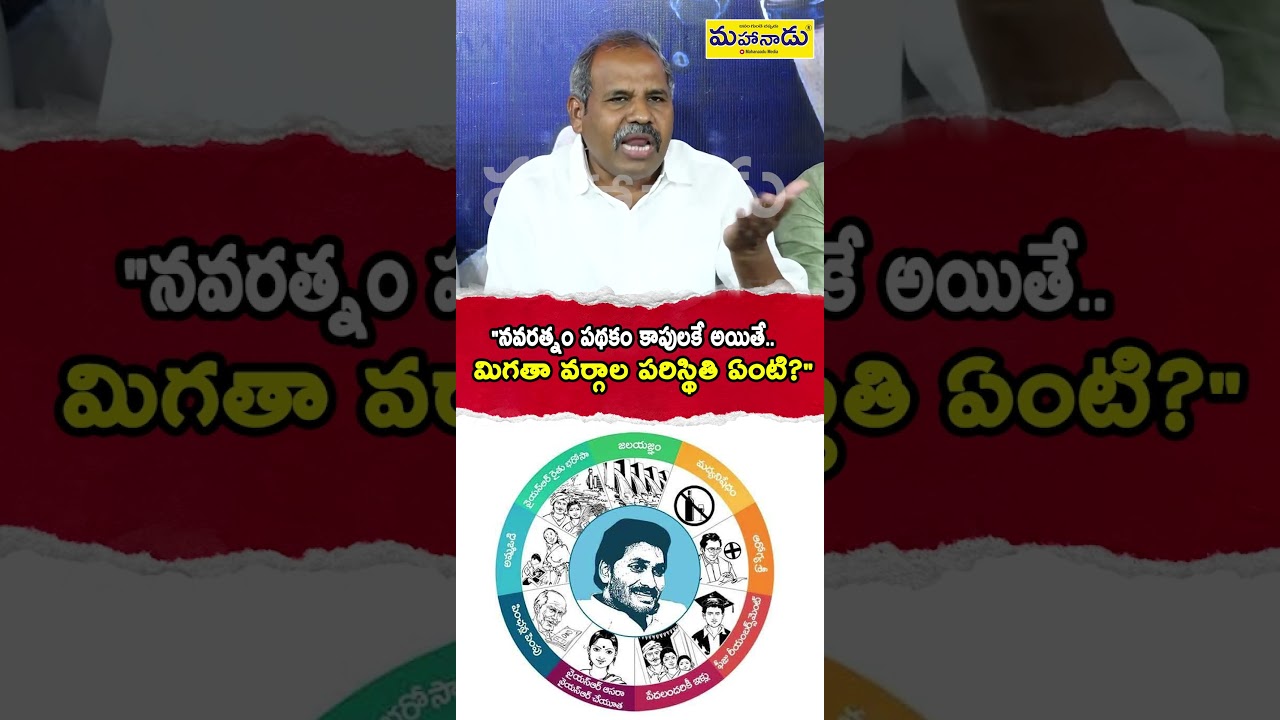 నవరత్నాలు కాపులకే అయితే.. మిగతా వర్గాల పరిస్థితి ఏంటి..? జగన్&zwnj;పై ఘాటు ప్రశ్నలు | AP Politics
