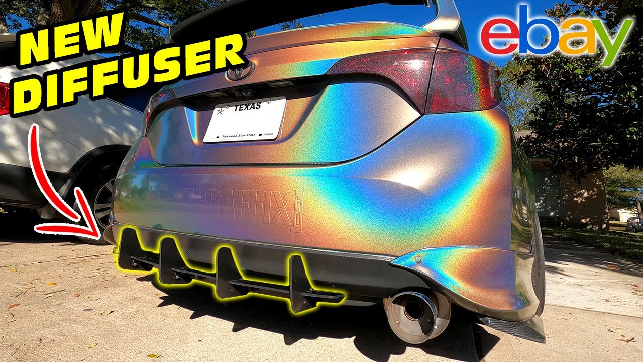 INSANE $75 Rear Diffuser from Ebay