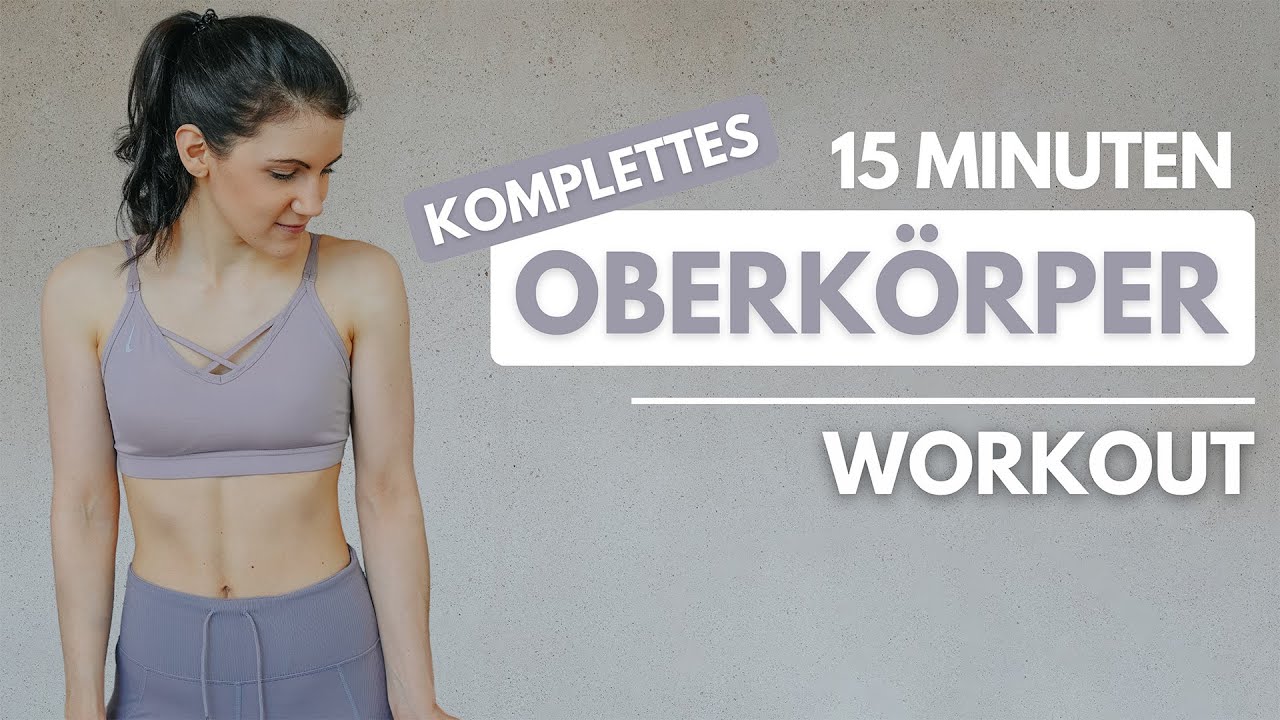 15 MIN Ganzes OBERKÖRPER WORKOUT mit Hanteln für Zuhause | Oberkörper trainieren | Tina Halder