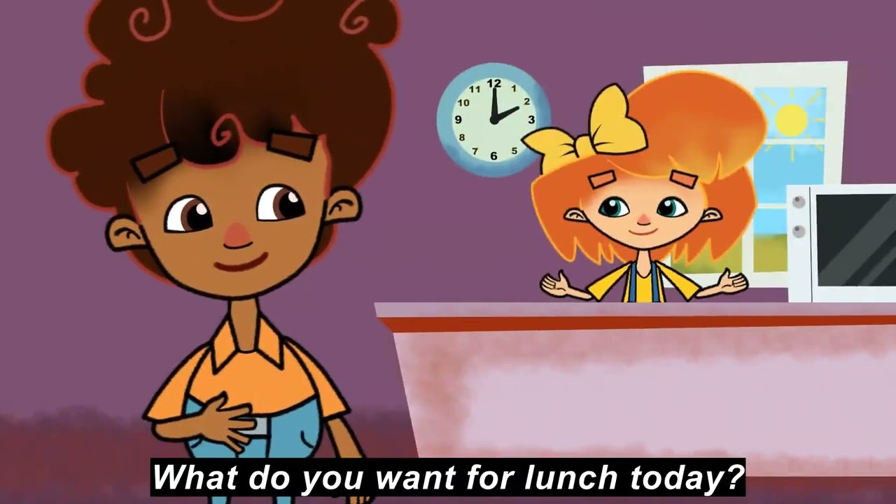 Sing the Can I have ... song! What do you want for lunch today?
