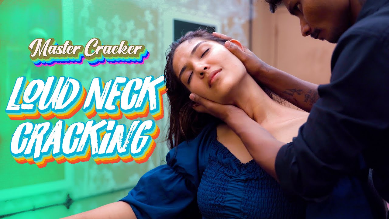 Master Cracker Loud Neck Cracking Intense Head Massage ASMR | Indian Massage