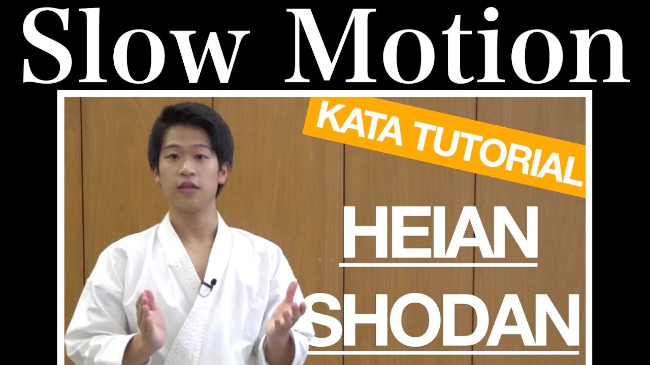Shotokan Heian Shodan in Slow Motion!