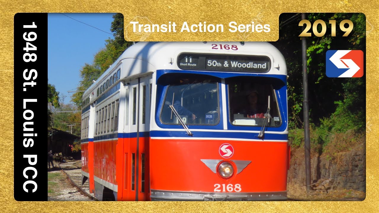 Baltimore, MD: EX-SEPTA 1948 St. Louis Car Co. PCC Trolley car #2168 in Action!