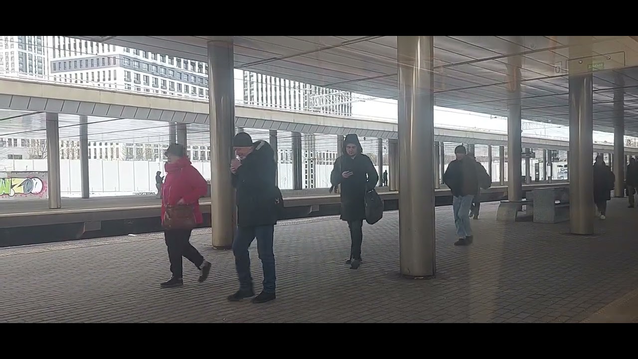 На ЭД4МКу от Переделкино до Киевского вокзала.