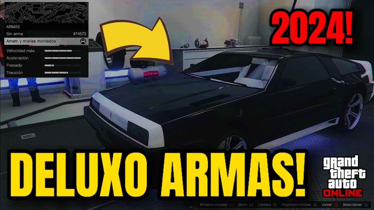 COMO MODIFICAR EL DELUXO EN GTA 5 ONLINE| MISILES Y AMETRALLADORAS