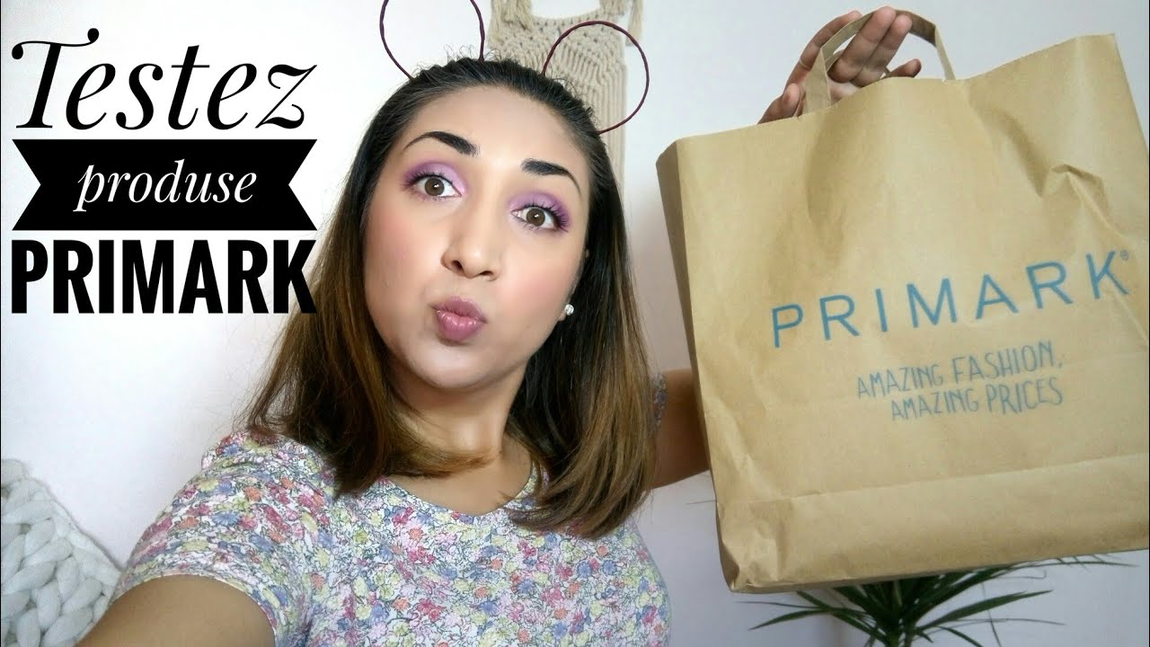 Testez produse de beauty din Primark