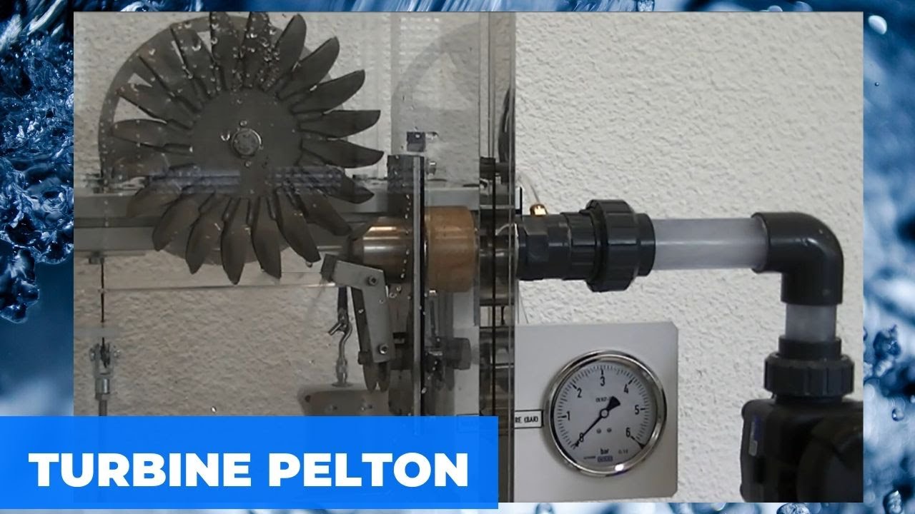 Banc de test d'une turbine Pelton