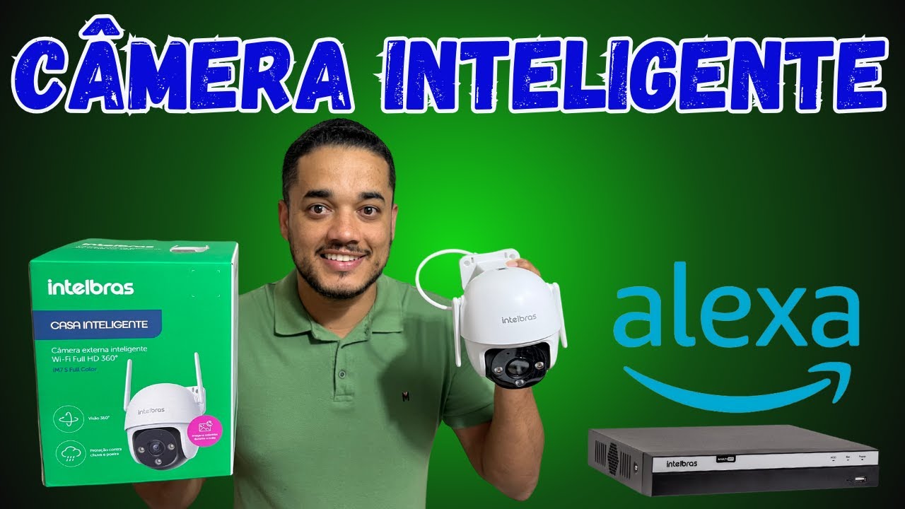 Nova Câmera IM7 S Full Color Intelbras, Compatível com Alexa com Gravação em DVR e NVR.
