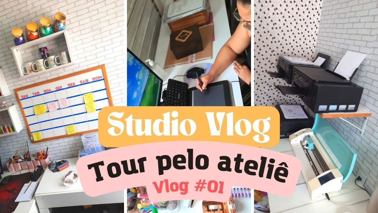 studio vlog #01 - TOUR PELA NOSSA PAPELARIA PERSONALIZADA