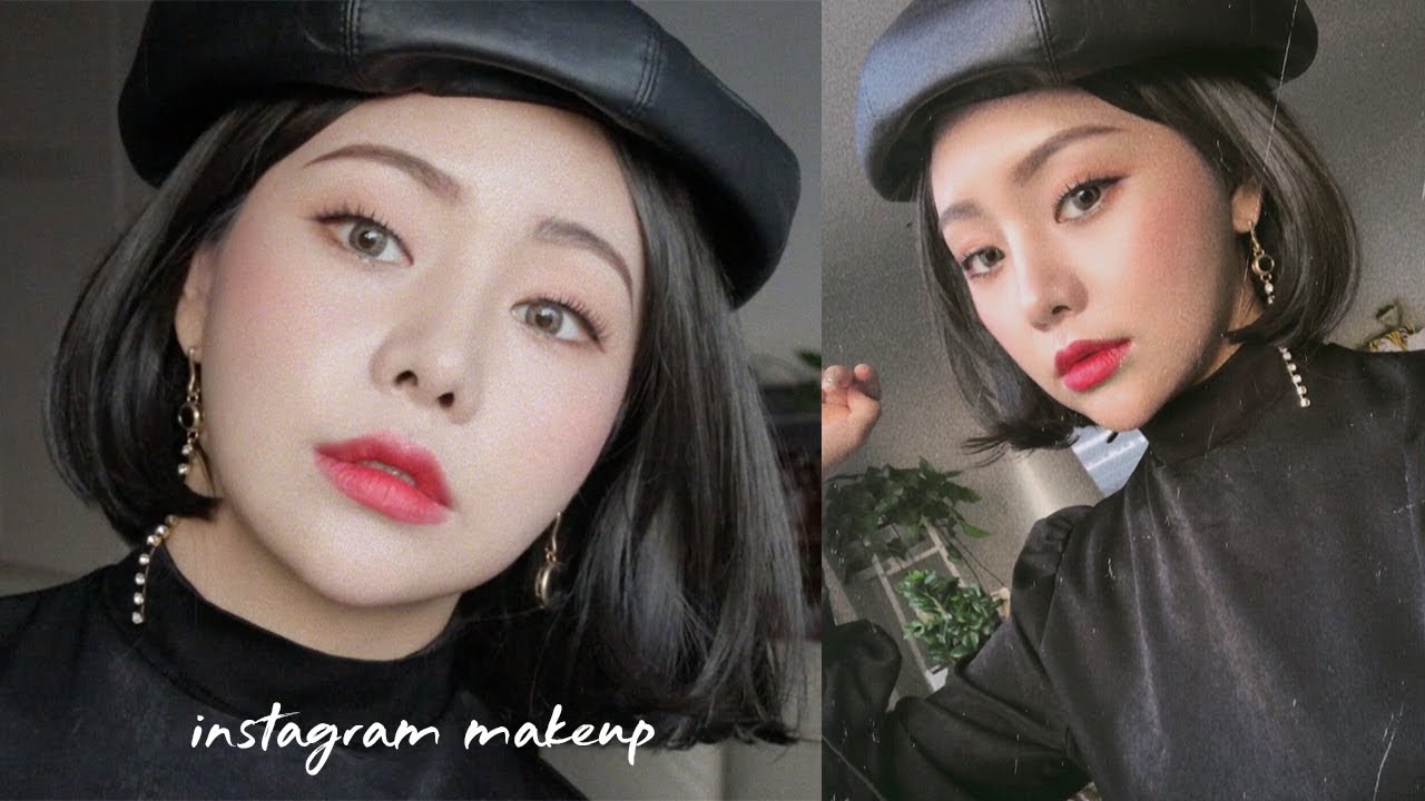 분위기갑 인스타그램 데일리 메이크업 같이 준비해요 (feat.신상 간단 리뷰) :: instagram selfie makeup