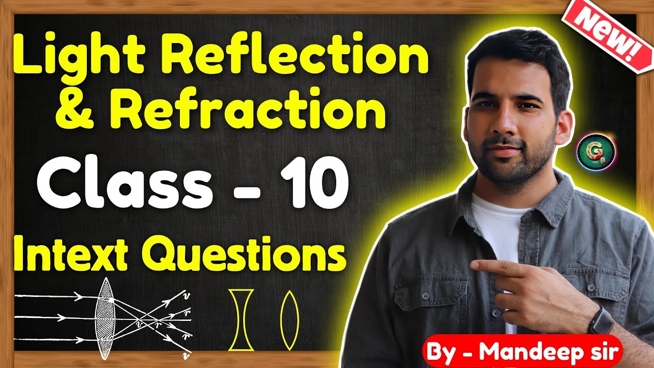 Light Reflection and Refraction Class 10 Intext Questions || Class 10 light || CBSE NCERT Solution