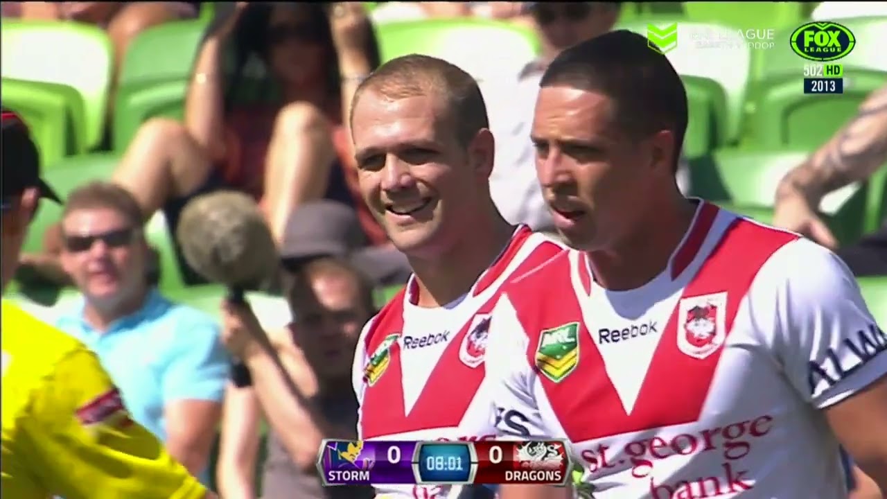 NRL 2013 ROUND 1 STORM V DRAGONS