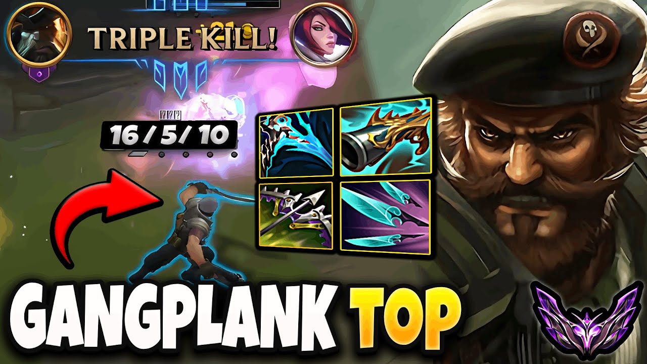 Gangplank vs Fiora [ TOP ] Lol Korea Master Patch 14.3 ✅