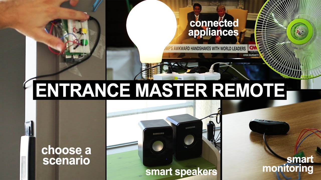 [DIY] Entrance Master Remote - trigger everything with one button!