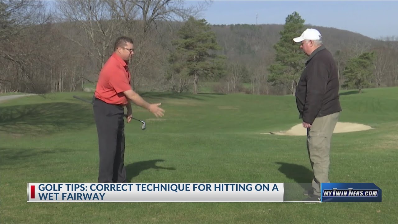 Golf Tips: correct technique for hitting on a wet fairway