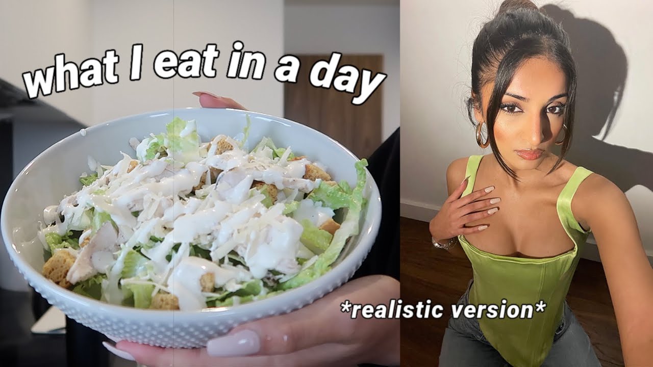 *realistic* what I eat in a day  | Kim Mann