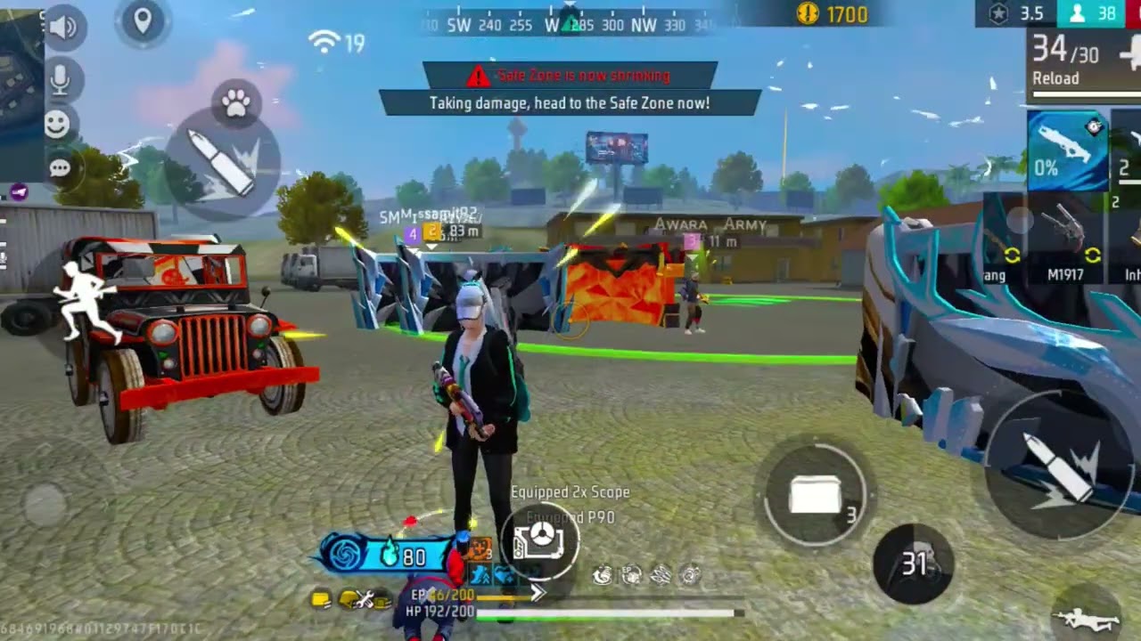 Amayra Gaming GMR New Gameplay 🎯 Garena Free Fire  Video Mobile Gameplay 💯 