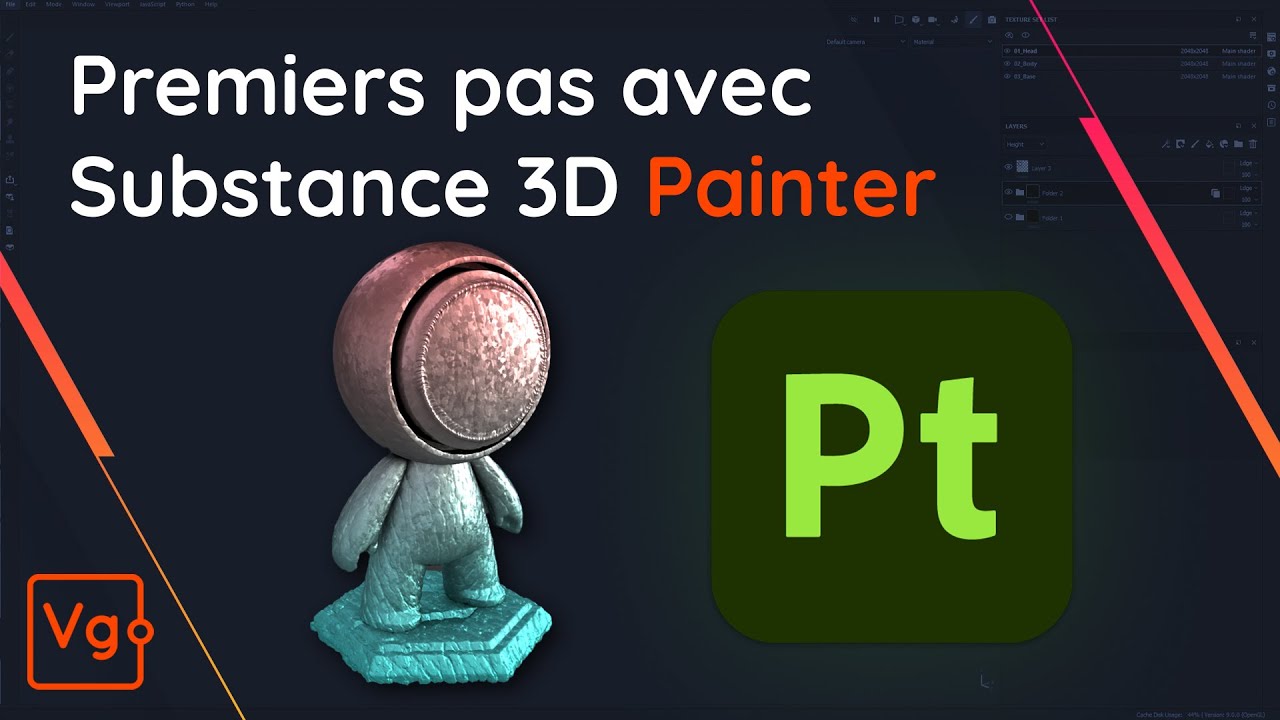 (🇫🇷) Premiers pas avec Substance 3D Painter (La Pause Café CGVinny #7)