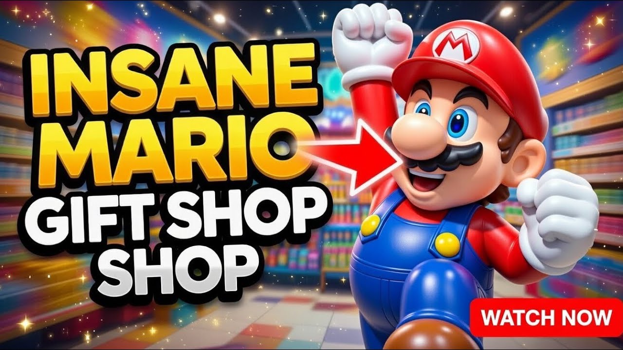 I Found the Ultimate Mario Gift Shop in Tokyo 🇯🇵🎮 