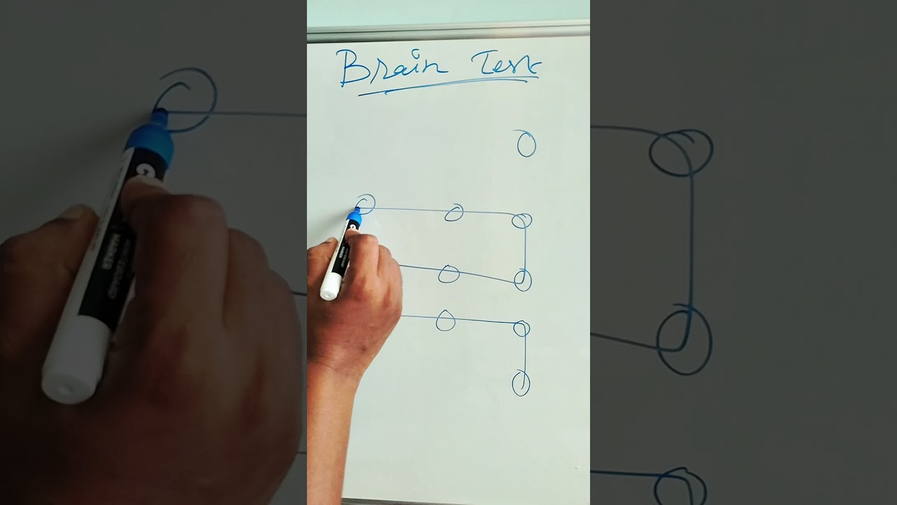 connect dots puzzle | brain test | IQ test | #shorts