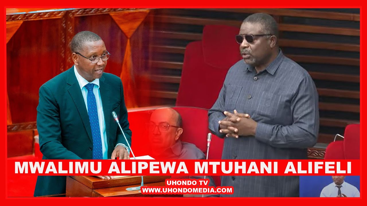 MBUNGE TABASAMU AMUUMBUA MWALIMU ALIYEFELI MTIHANI 