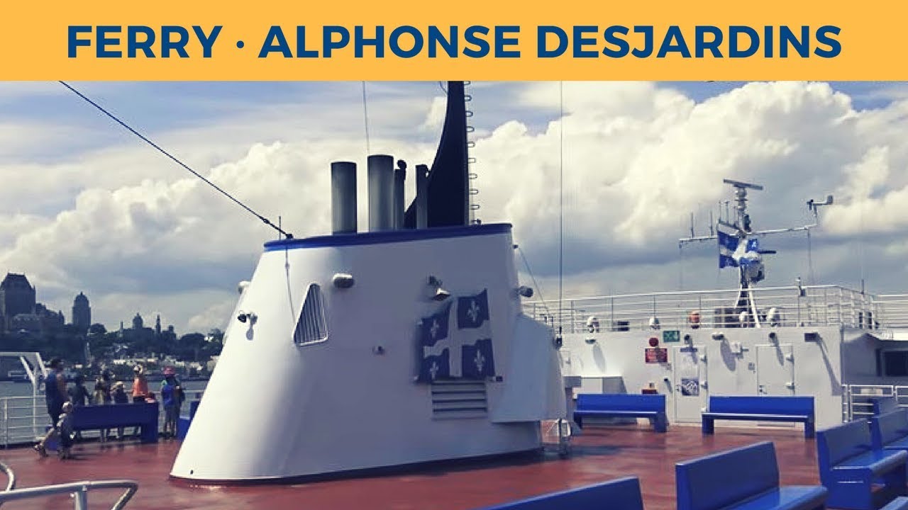 Passage on ferry ALPHONSE DESJARDINS, Levis - Quebec (Soci&eacute;t&eacute; des traversiers du Qu&eacute;bec)