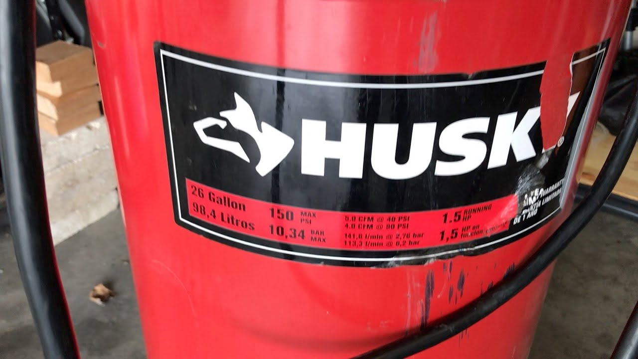 Husky F2S26VWDVP Air Compressor Repair