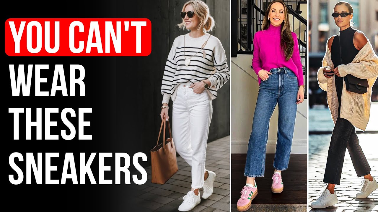 7  BRILLIANT Ways To Style SNEAKERS Over 50 And Still Look ELEGANT & Chic