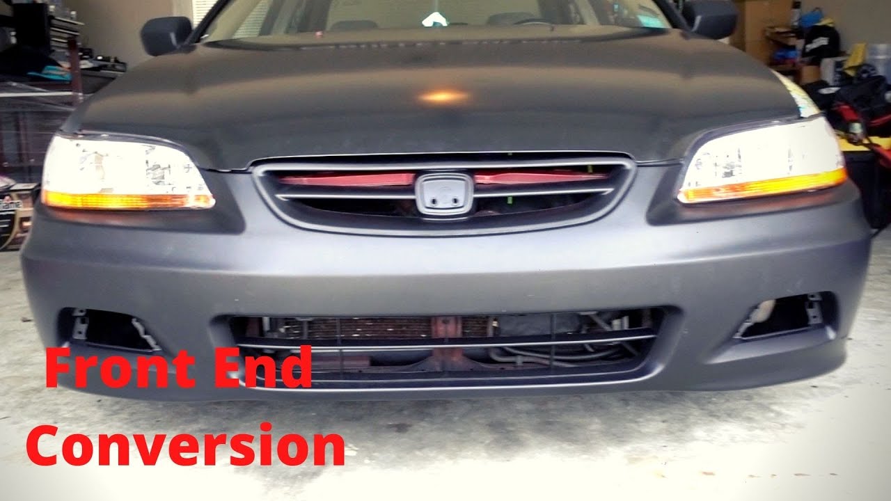 2000 Accord 3.0 | How To go from Sedan Bumper to Coupe Bumper & Hood