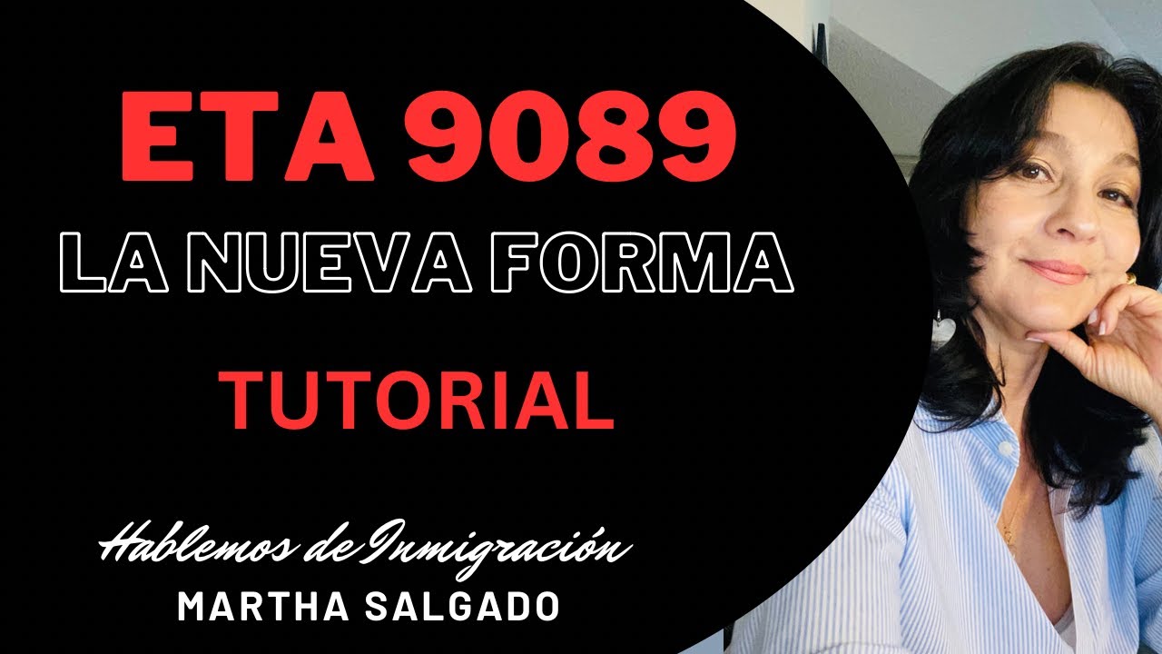 NUEVA FORMA ETA 9089 -TUTORIAL
