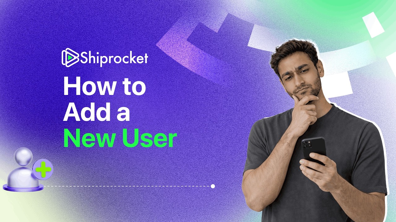 How to Create and Activate a New User in Shiprocket | Complete Guide